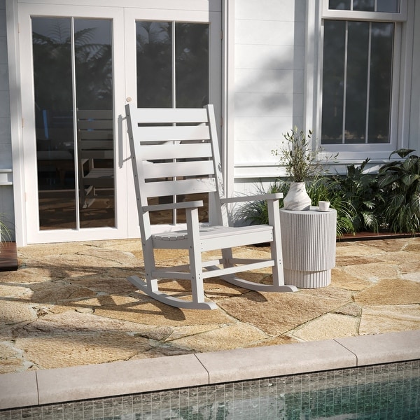 Classic Outdoor AllWeather HDPE Rocking Chair