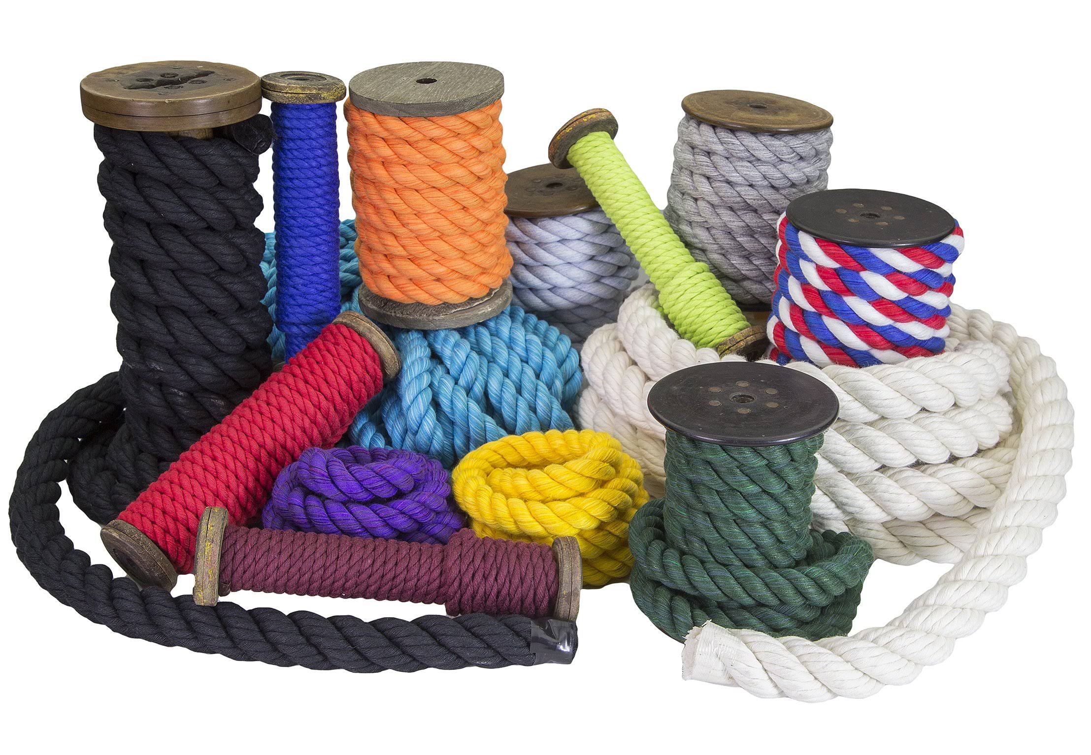 Ravenox Twisted Cotton Rope (Green) - 1/2-Inch x 100-Feet - 13641846358106