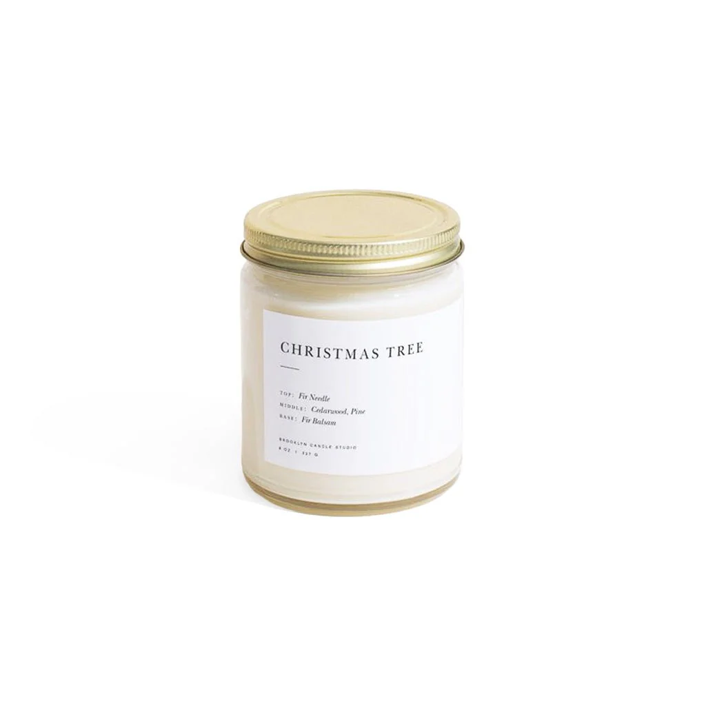 Christmas Tree Jar Candle