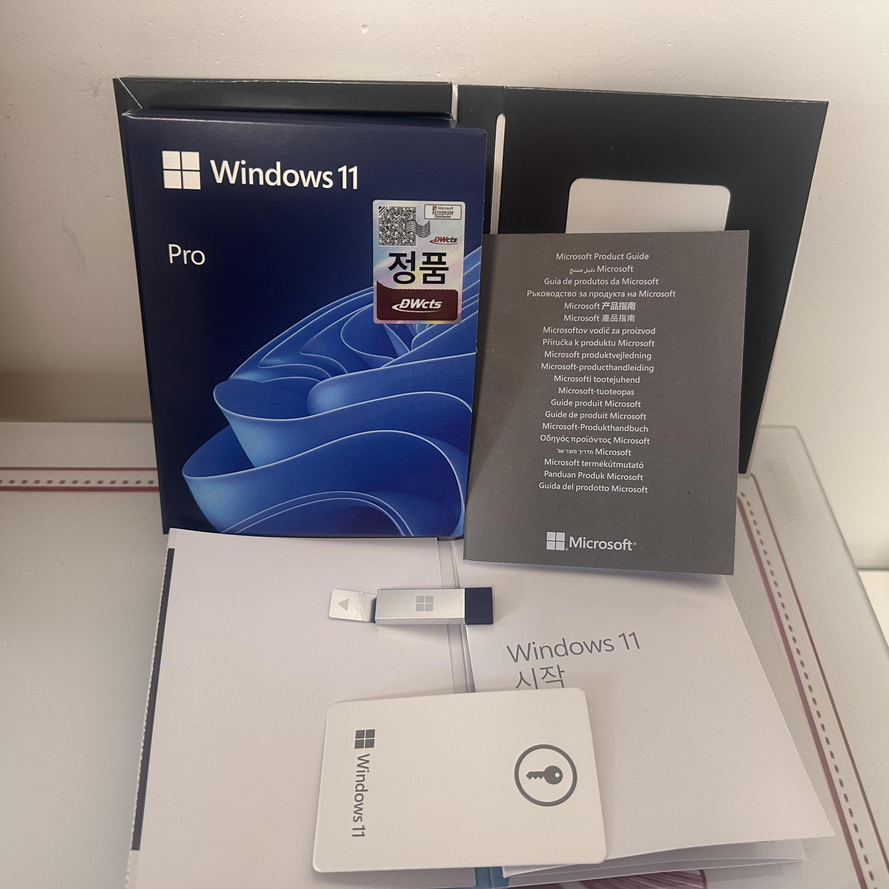 Windows 11 Pro 64-bit Retail Box Korean Version
