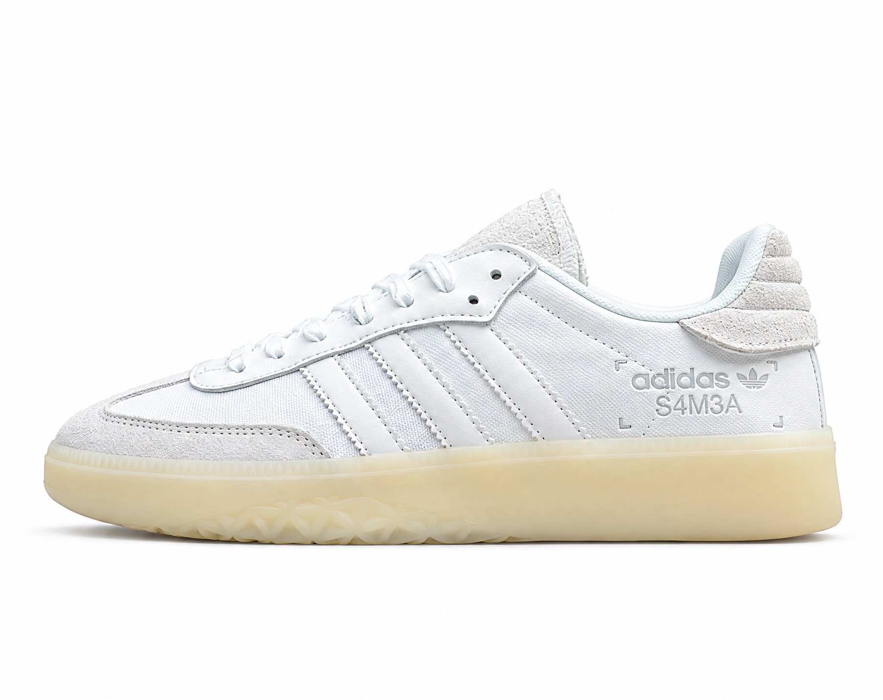 Adidas Samba Rm Shoes Ftwr White/Ftwr White/Grey Two BD7486