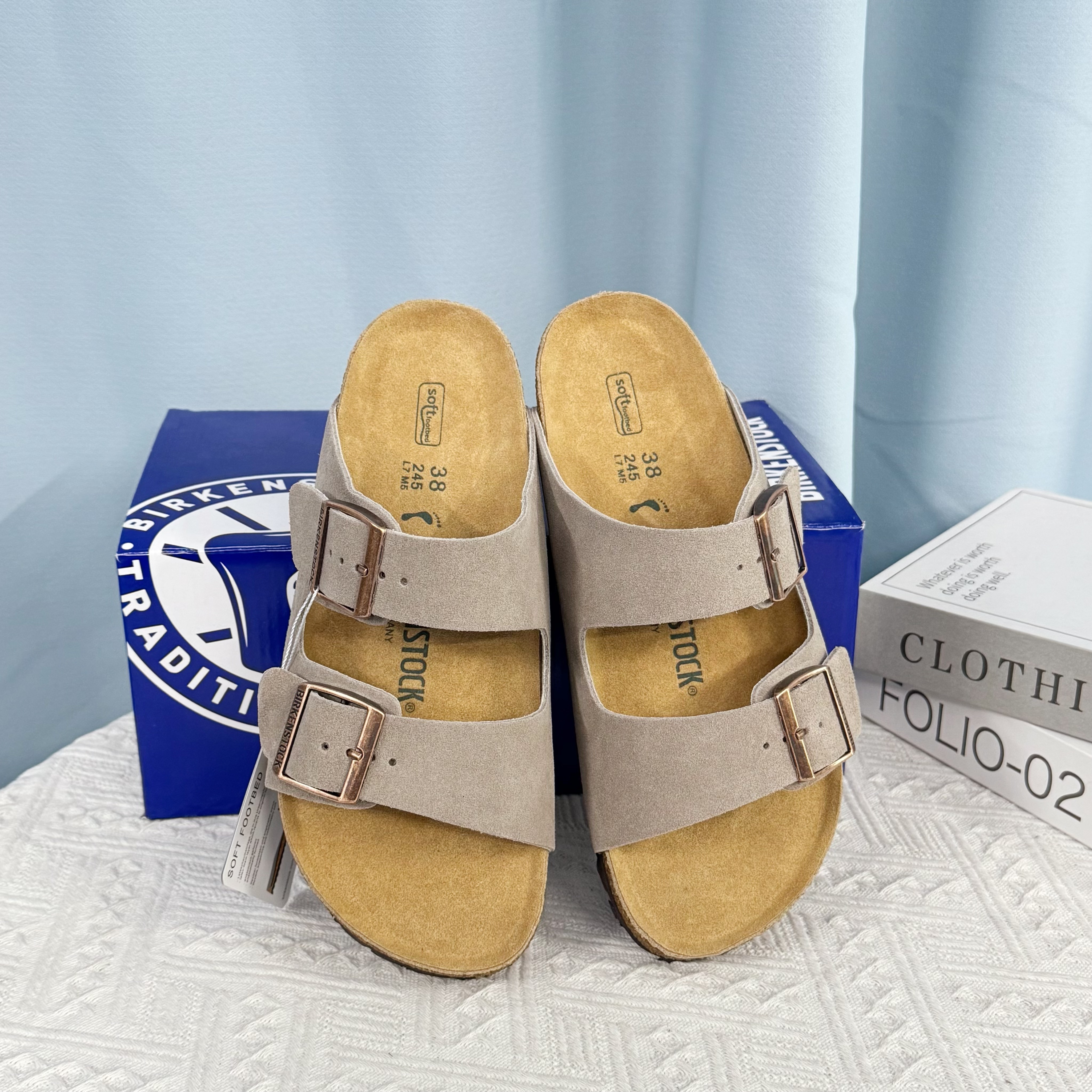 Birkenstock Arizona Suede Casual Sandals