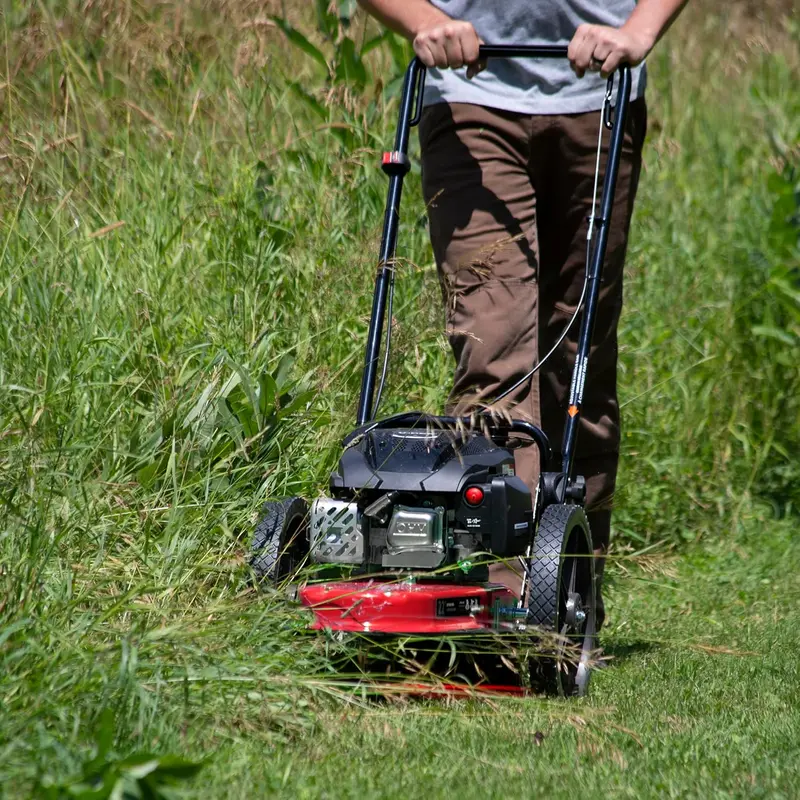 Walk-Behind String Trimmer Mower – 160cc Viper 4-Cycle Engine, 22″ Cut, Never-Go-Flat Wheels