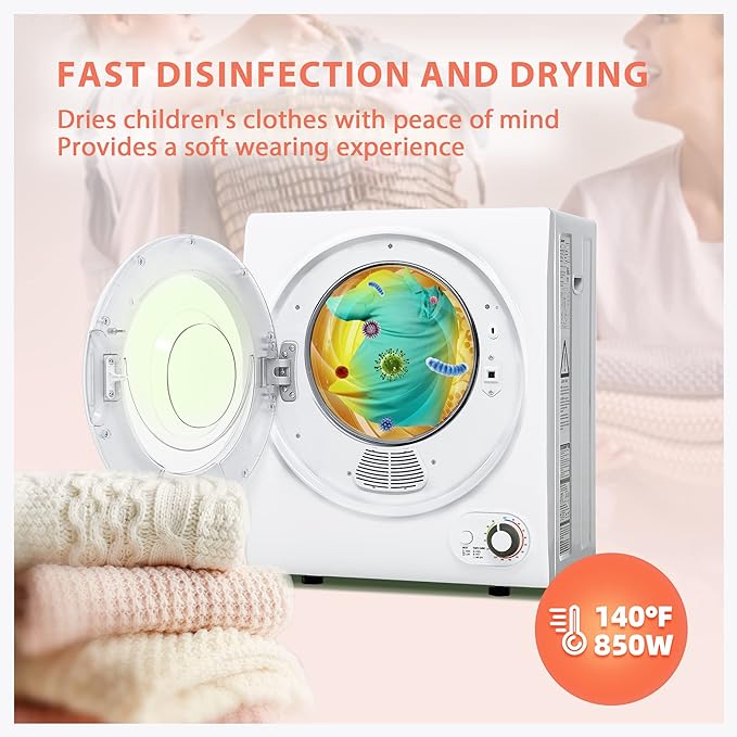 110V Portable Clothes Dryer for Apartment,RVs,Dorms