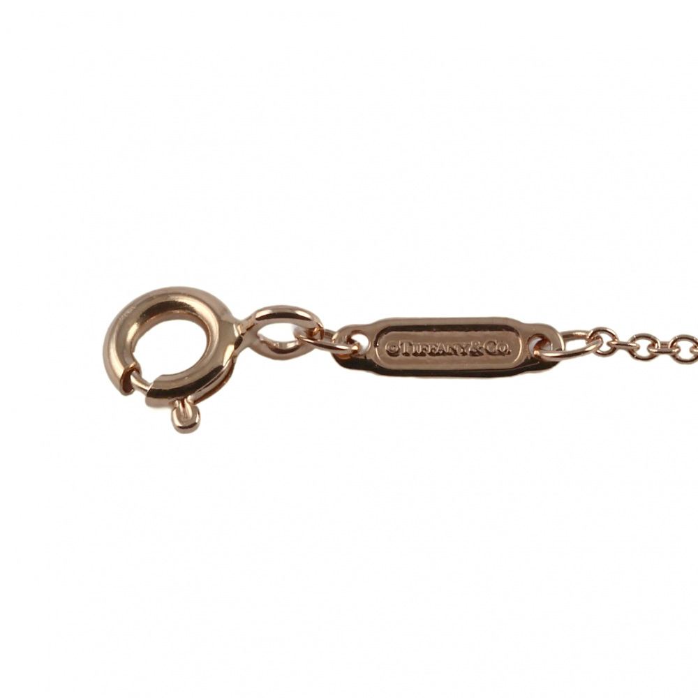 Tiffany & Co. Tiffany T Smile Necklace 18K Rose Gold Diamond 62617772