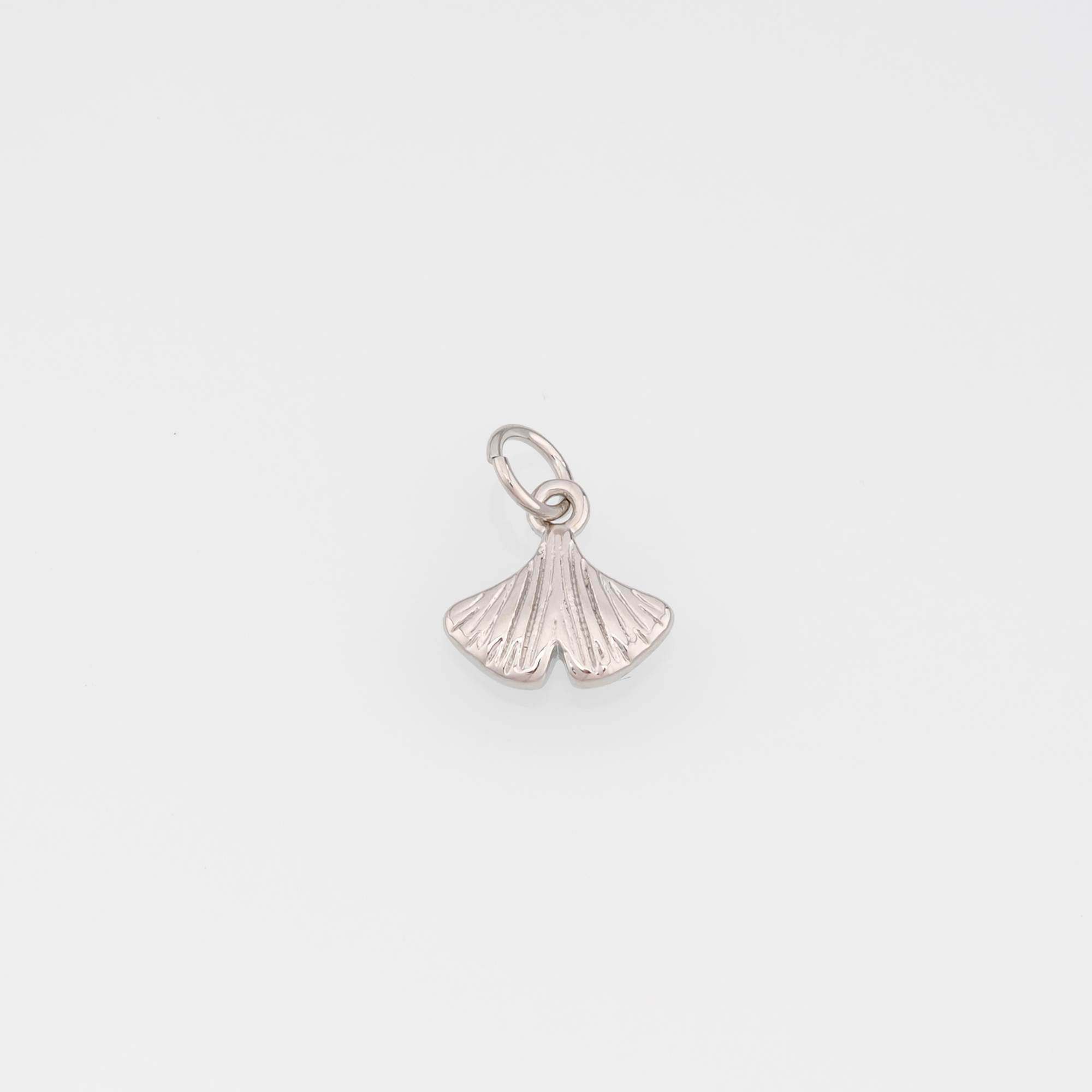 18K Gold Filled Ginkgo Leaf Pendant,Ginkgo Leaf Charm Earrings Necklace for DIY Jewelry Making Supply