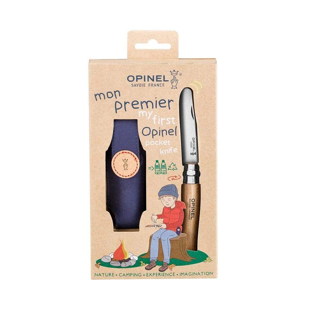 My First Opinel Knife + Recycled Sheath Kit
