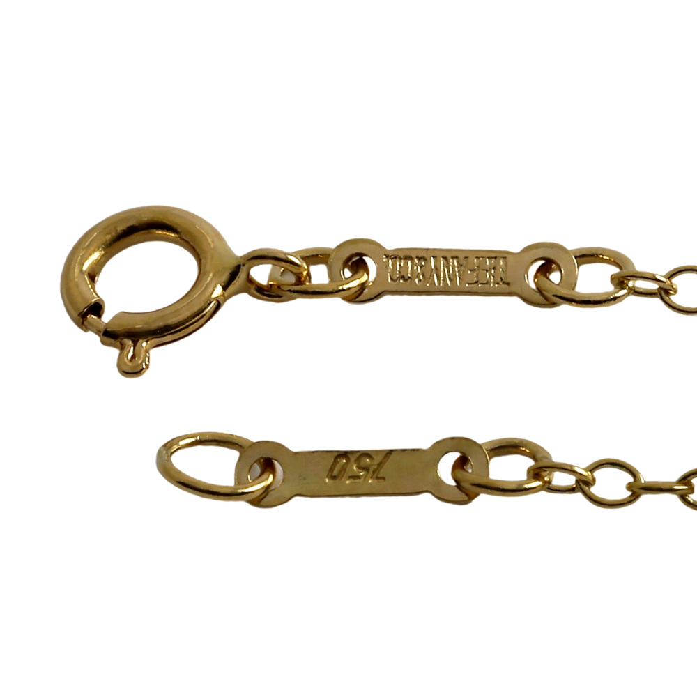 Tiffany & Co. Open Heart Peretti Necklace 18K Yellow Gold