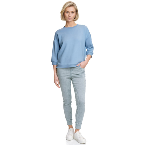 Gina Damen Jeggings mit Used-Waschung
