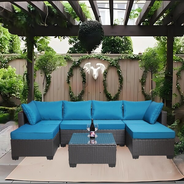 7piece Outdoor Garden Patio Sofa Set