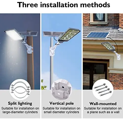 Weatherproof 450W Solar Street Floodlight – Remote-Enabled Yard, Garden & Arena Lighting