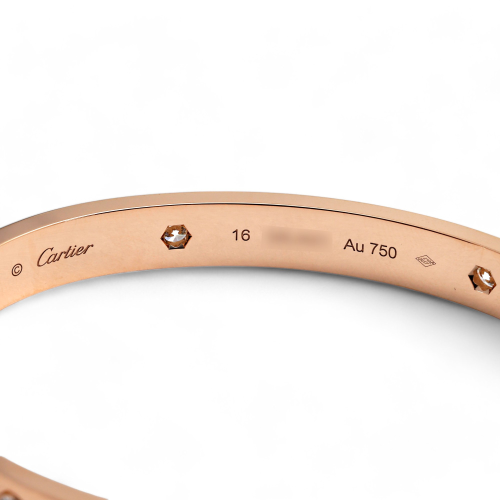 Cartier Love Bracelet 18K Rose Gold Diamond B6069900