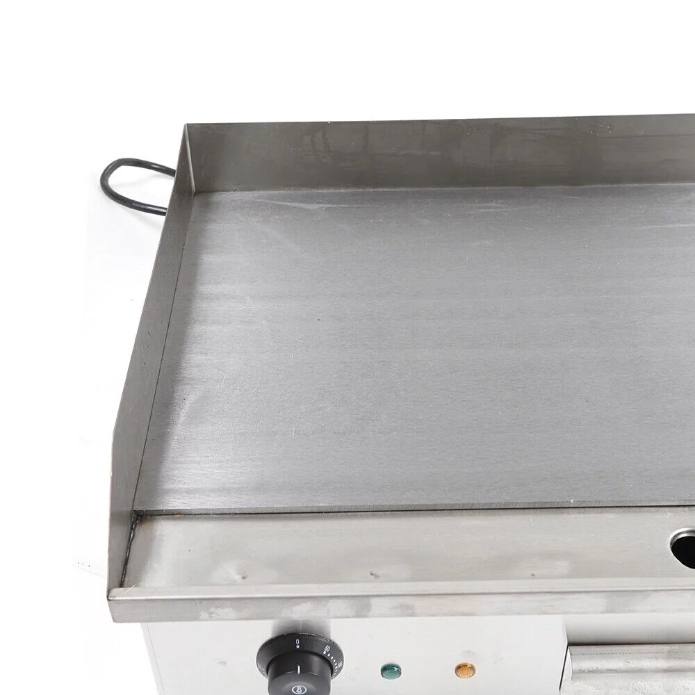 Miumaeov 29inch Commercial Electric Countertop Griddle Stainless Steel Flat Top Grill BBQ Hot Plate 50°C to 300°C Adjustable 4400W 110V