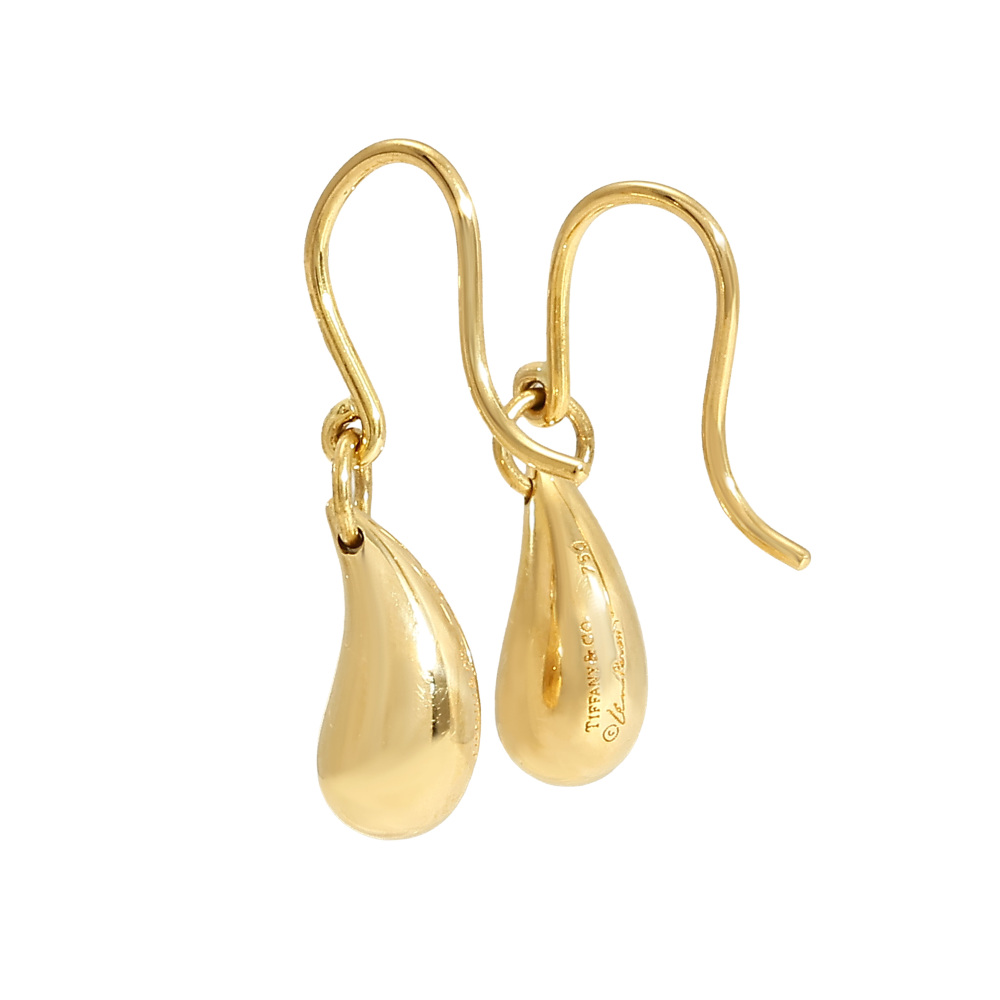Tiffany & Co. Elsa Peretti Earrings 18K Yellow Gold