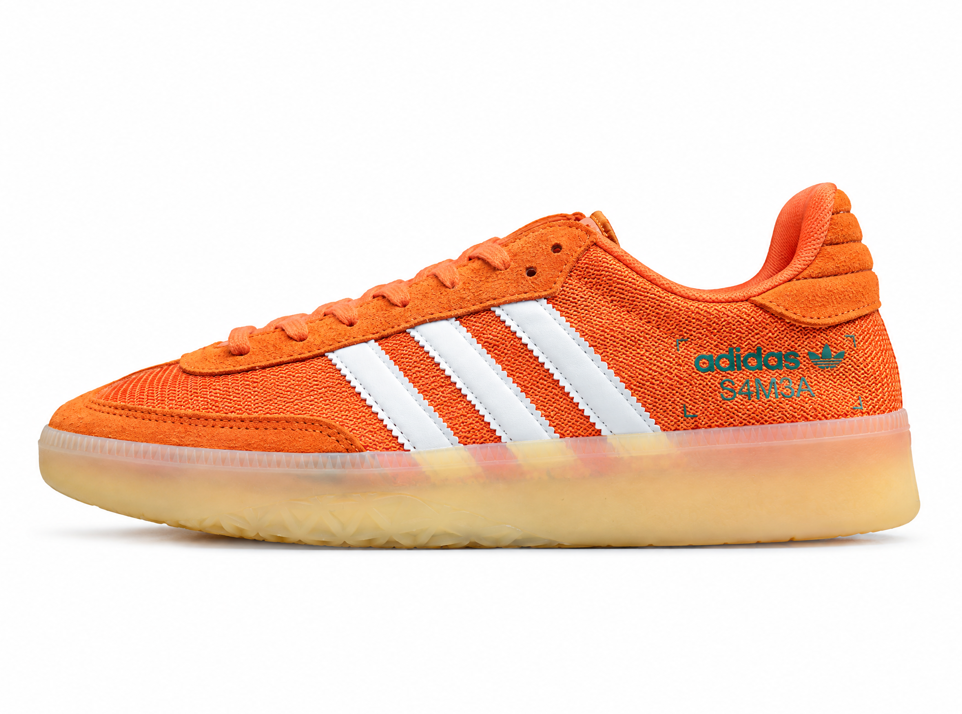 Adidas Samba Rm Shoes Orange/Cloud White EE5509