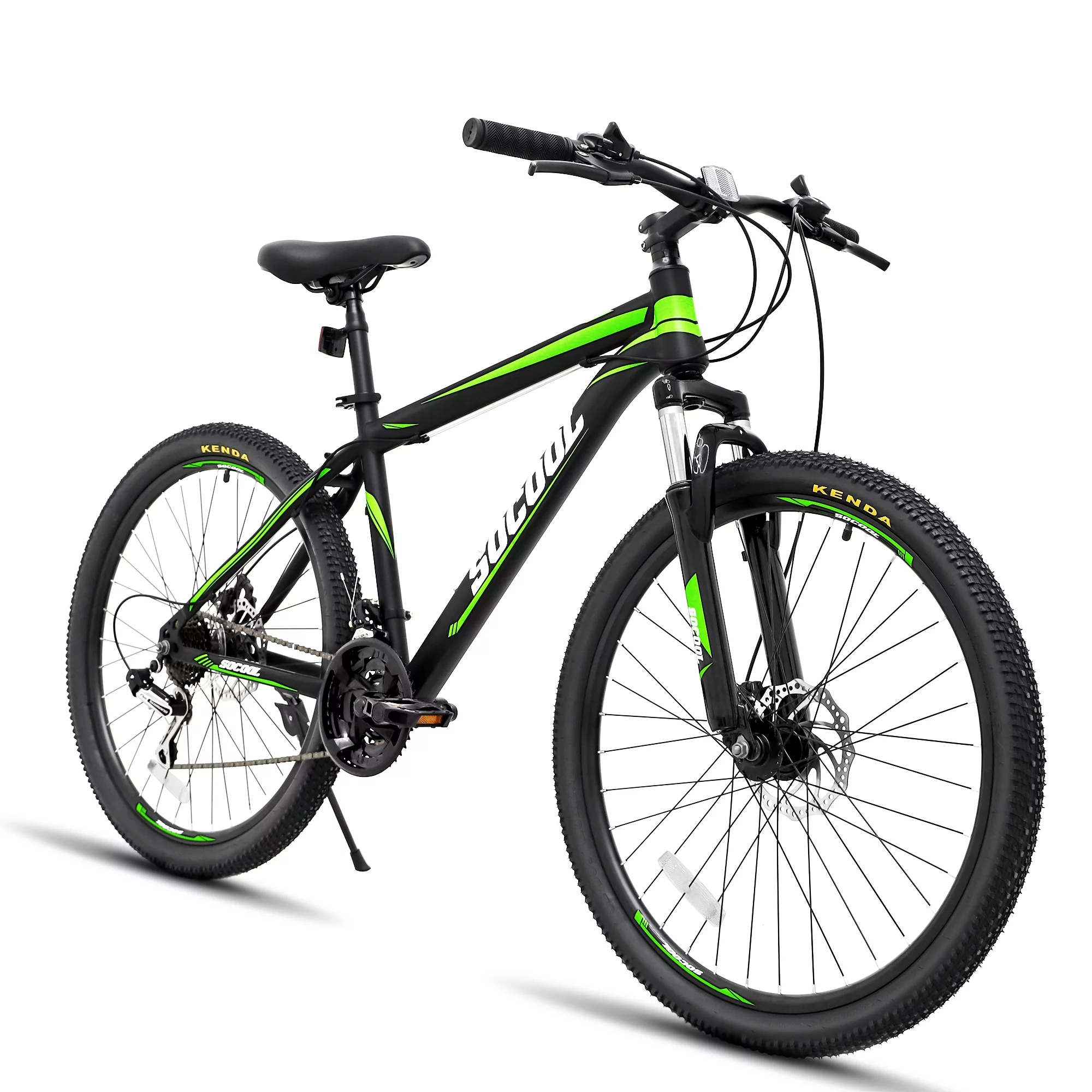 Mountain Bikes with 26-Inch Wheels, 21 Speed Mountain Bicycle, Stainless Steel Frame and Pedals, Shimano Parts, 26