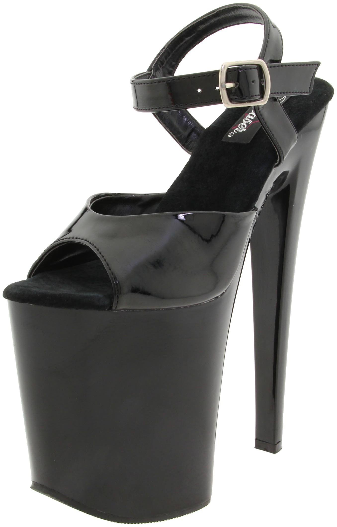 Pleaser - Xtreme-809 10 / Black Patent/Black