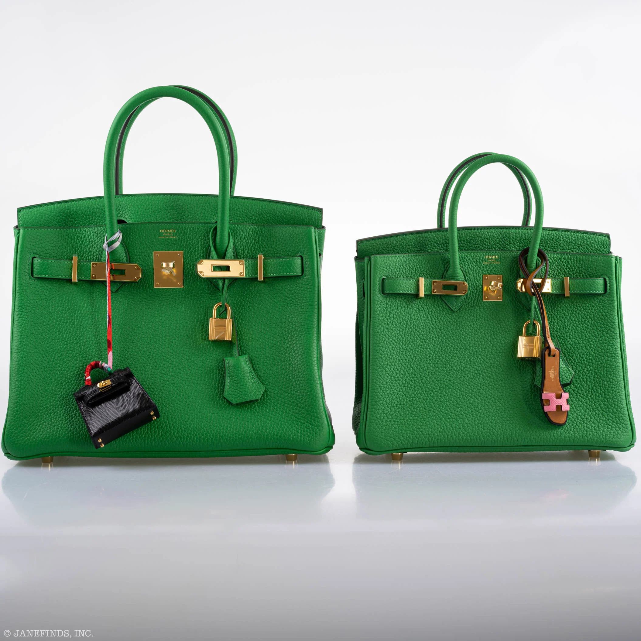 Hermès Birkin 30 Bambou Green Togo Gold Hardware
