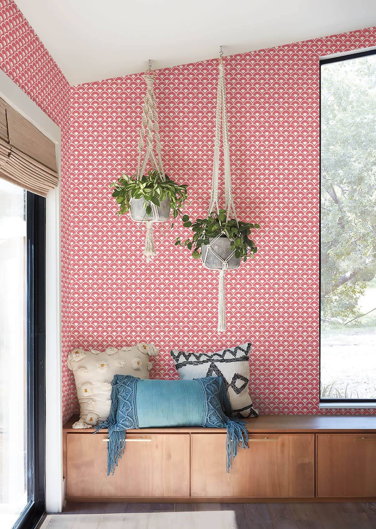 Magnolia Home Wallpaper Stacked Scallops MK1155