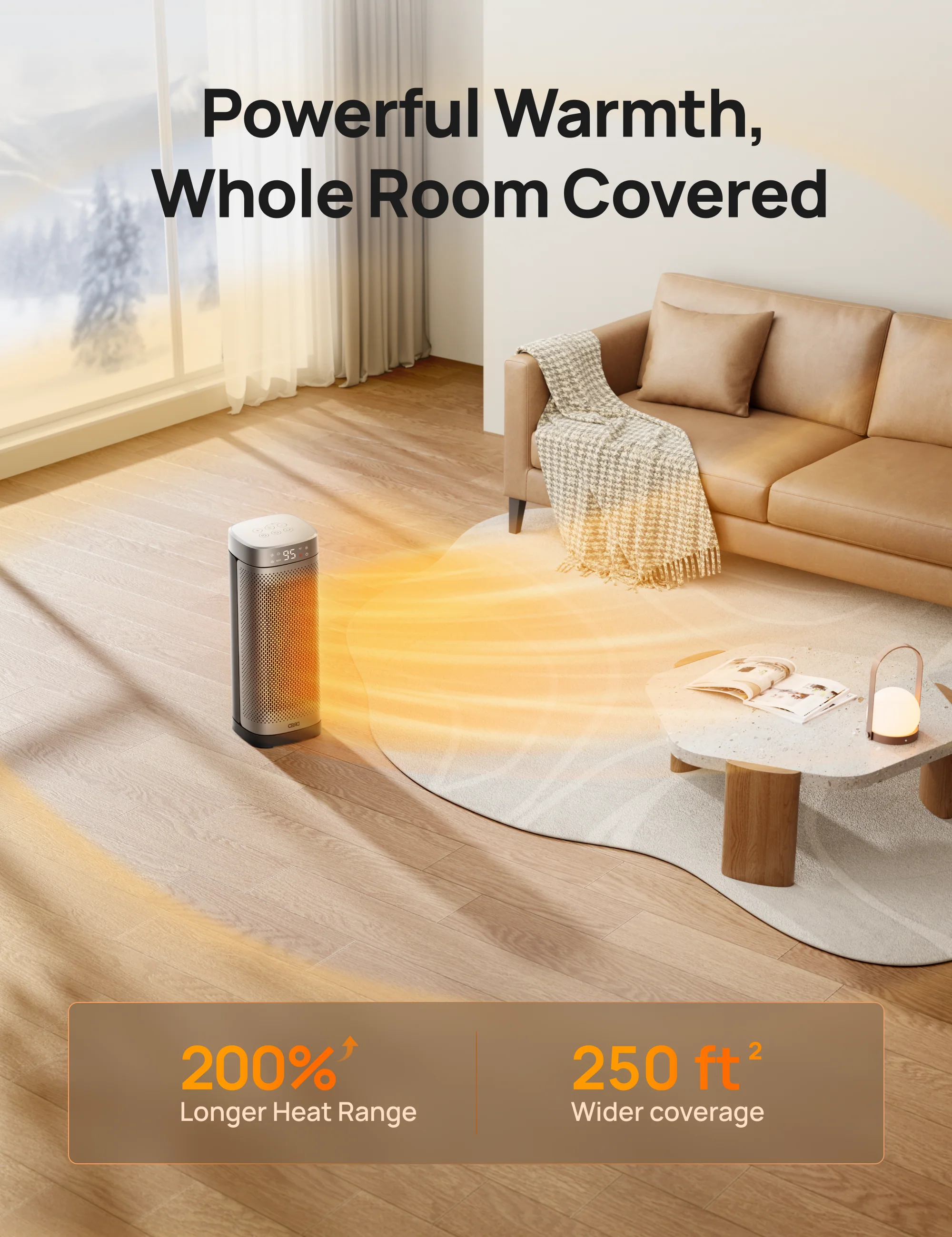 Space Heater Solaris Slim H2