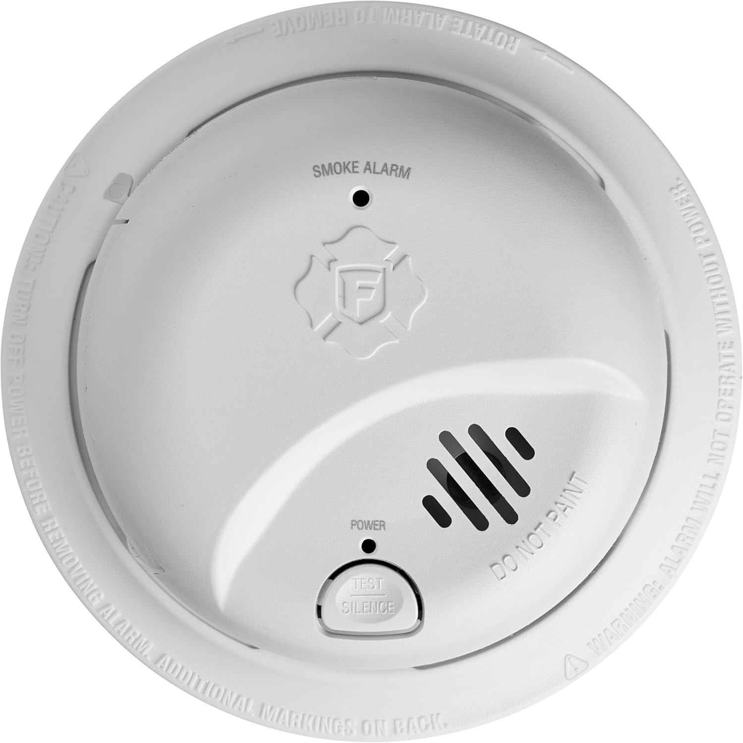 Hardwire Interconnect Smoke Alarm with Battery Backup, 6-Pack