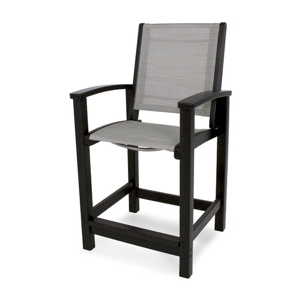 POLYWOOD Coastal Counter Chair