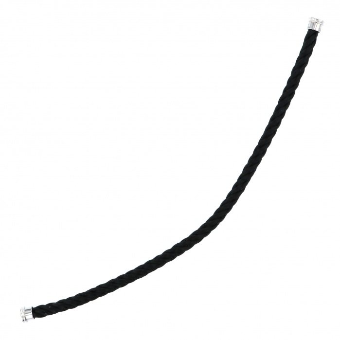 FRED Force 10 (lm) Steel Cable Black 17 Stainless Bracelet Stainless Steel