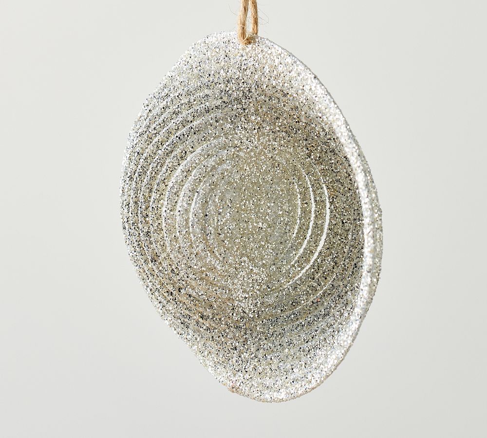 Sparkly Silver Geometric Ornament  sgtnighsdesigns