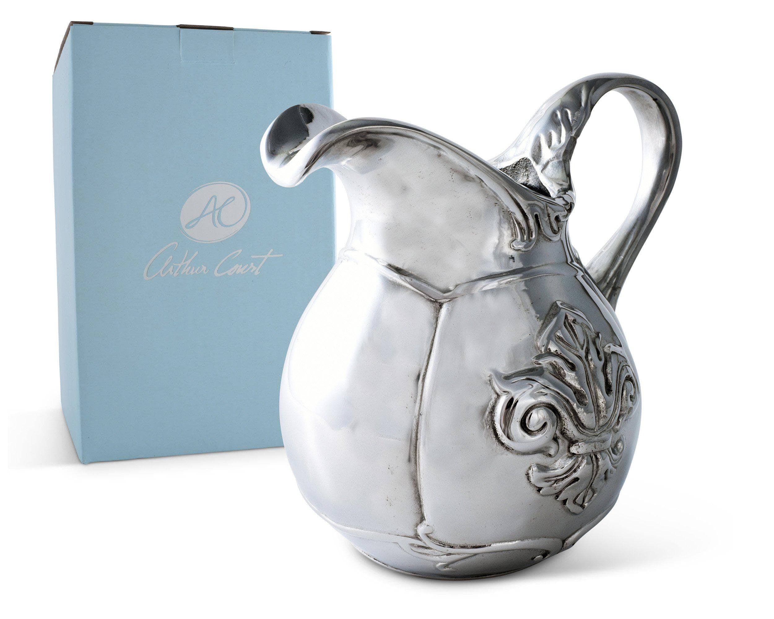Arthur Court Fleur De Lis Pitcher Small