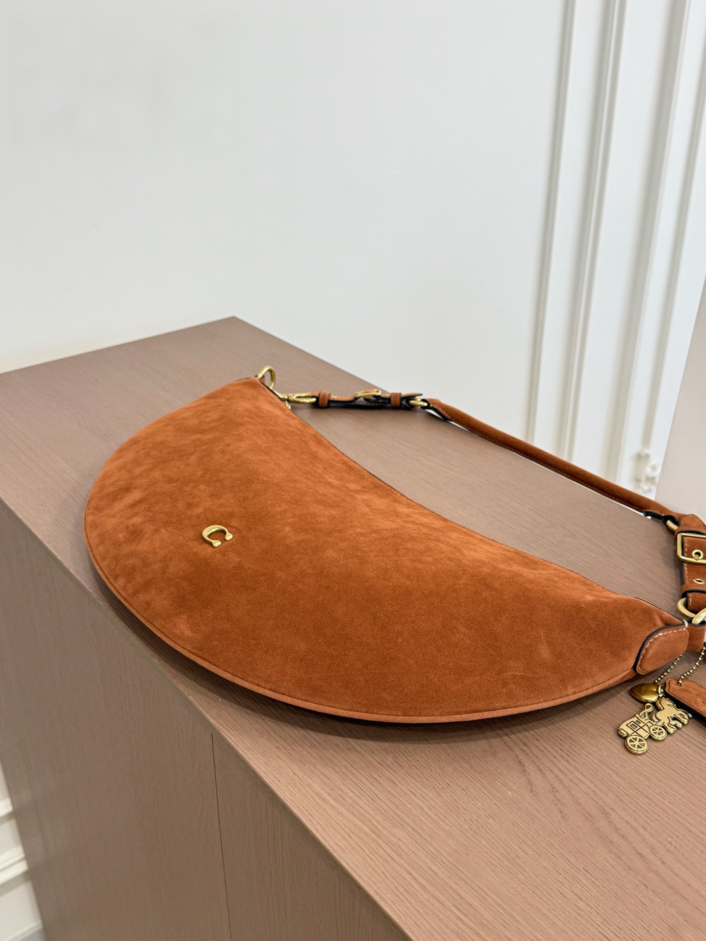 Coach Paige Suede Shoulder Bag - cnluxepick