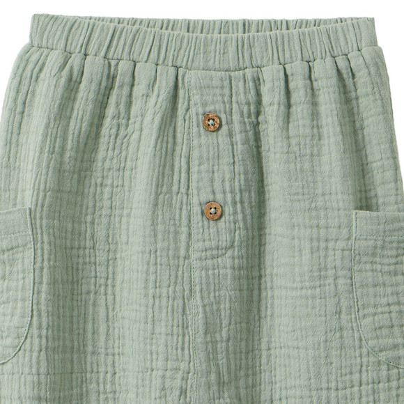 Topomini Baby Musselin-Hose mit Seitentaschen