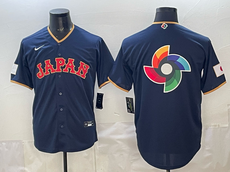 Men's Japan Baseball Navy 2026 World Baseball Classic Player Jersey