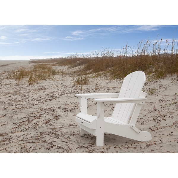 Leisure Line Recycled Plastic Folding Adirondack Chair
