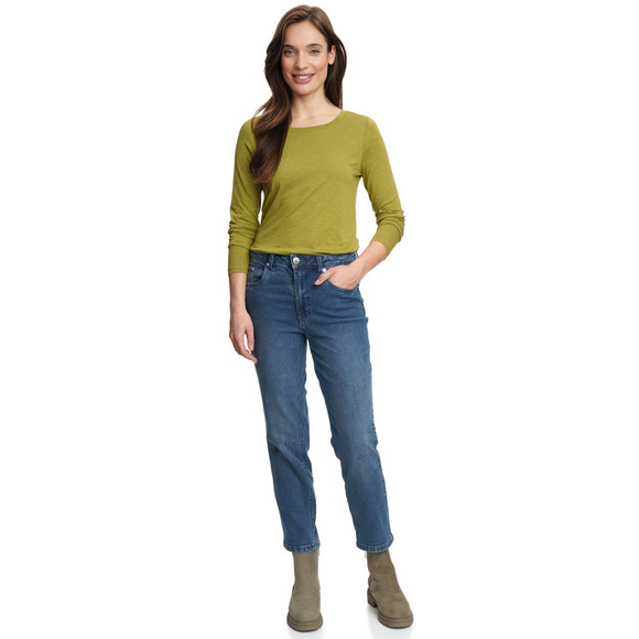 Gina Benotti Damen Langarmshirt mit Flammgarn