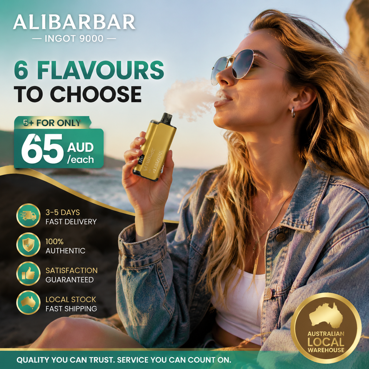 ALIBARBAR INGOT 9000 Disposable Vape/5 or more units, as low as 65 AUD per unit