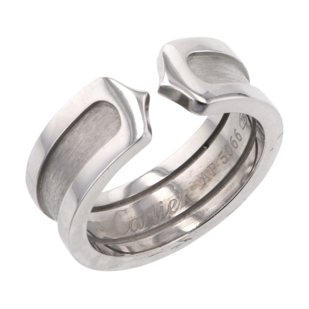 Cartier 2C Ring 18K White Gold