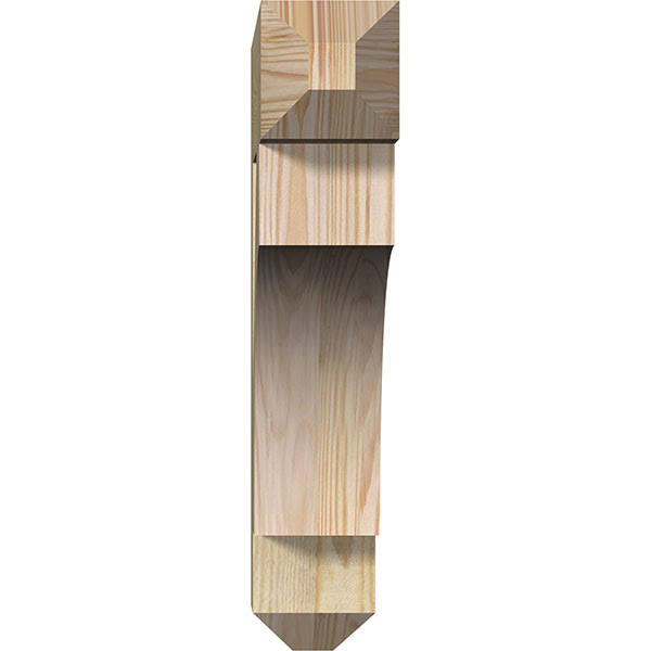 4x22W x 20x22D x 20x22H Westlake Craftsman Rough Sawn BRACKET, Douglas Fir
