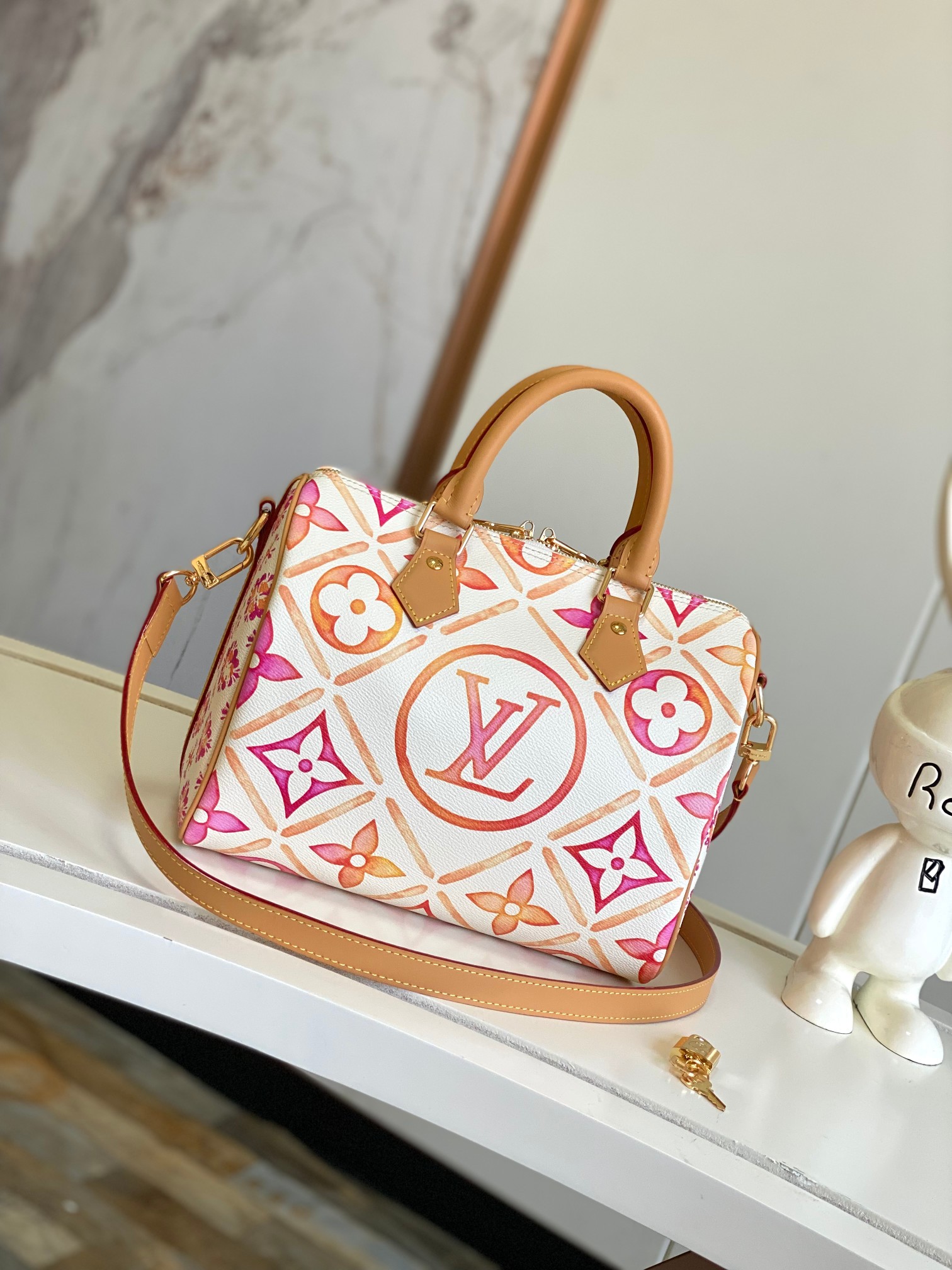 Top version LV Speedy Bandoulière 25 Monogram Tiles bag - cnluxepick