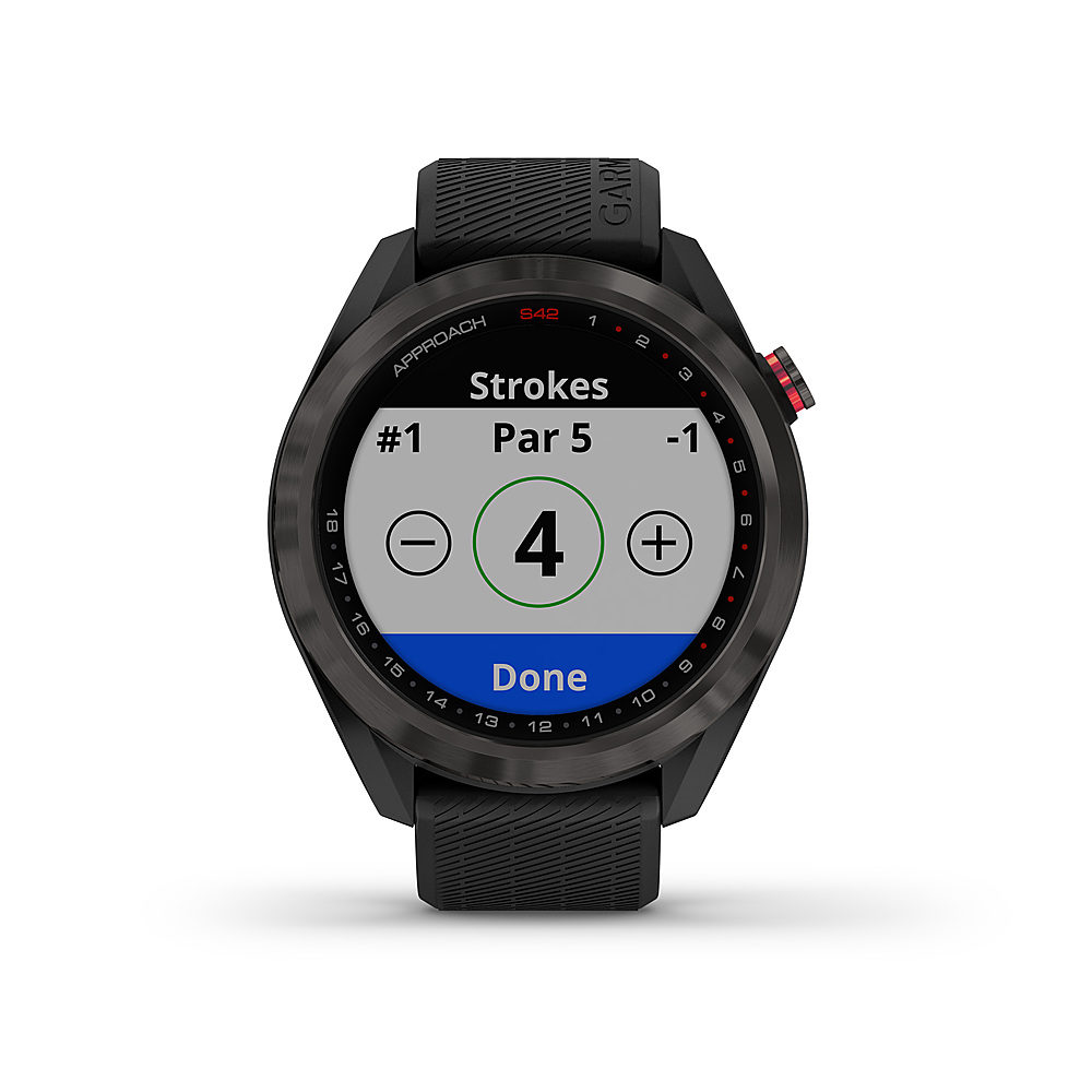 Garmin - Approach S42 GPS Smartwatch 30 mm  Metal - Gunmetal