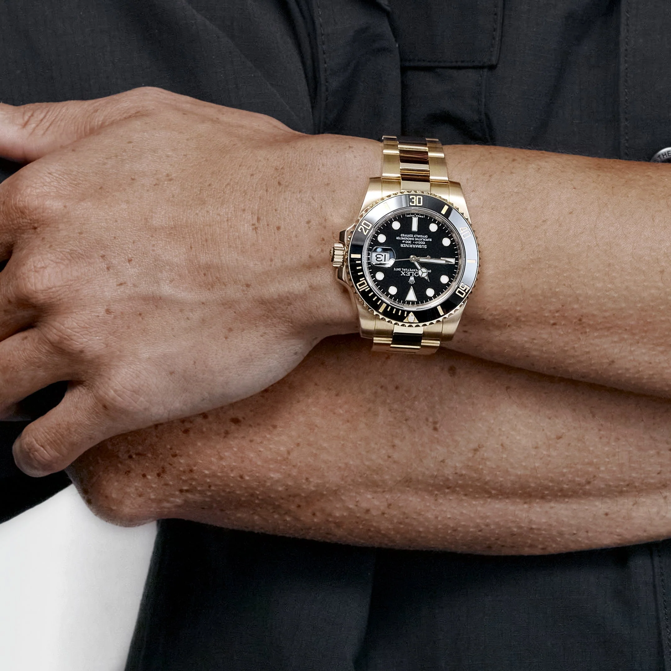 Rolex Submariner Date 116618LN Yellow Gold Black Dial (2020)