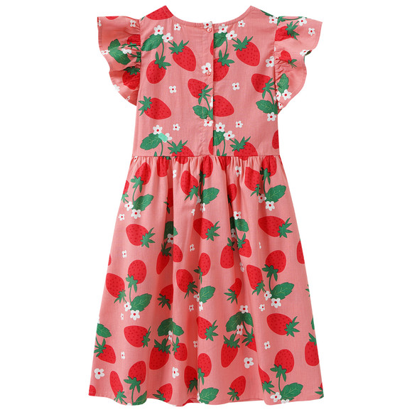 Yigga Mädchen Kleid mit Allover-Print