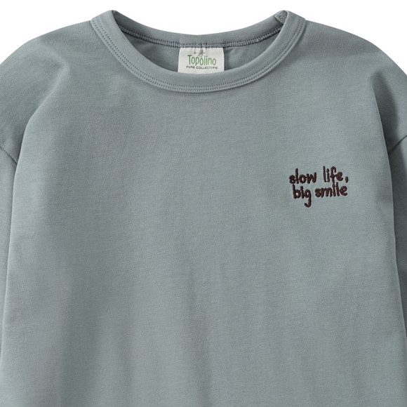 Topolino Pure Collection Jungen Langarmshirt mit Schriftzug