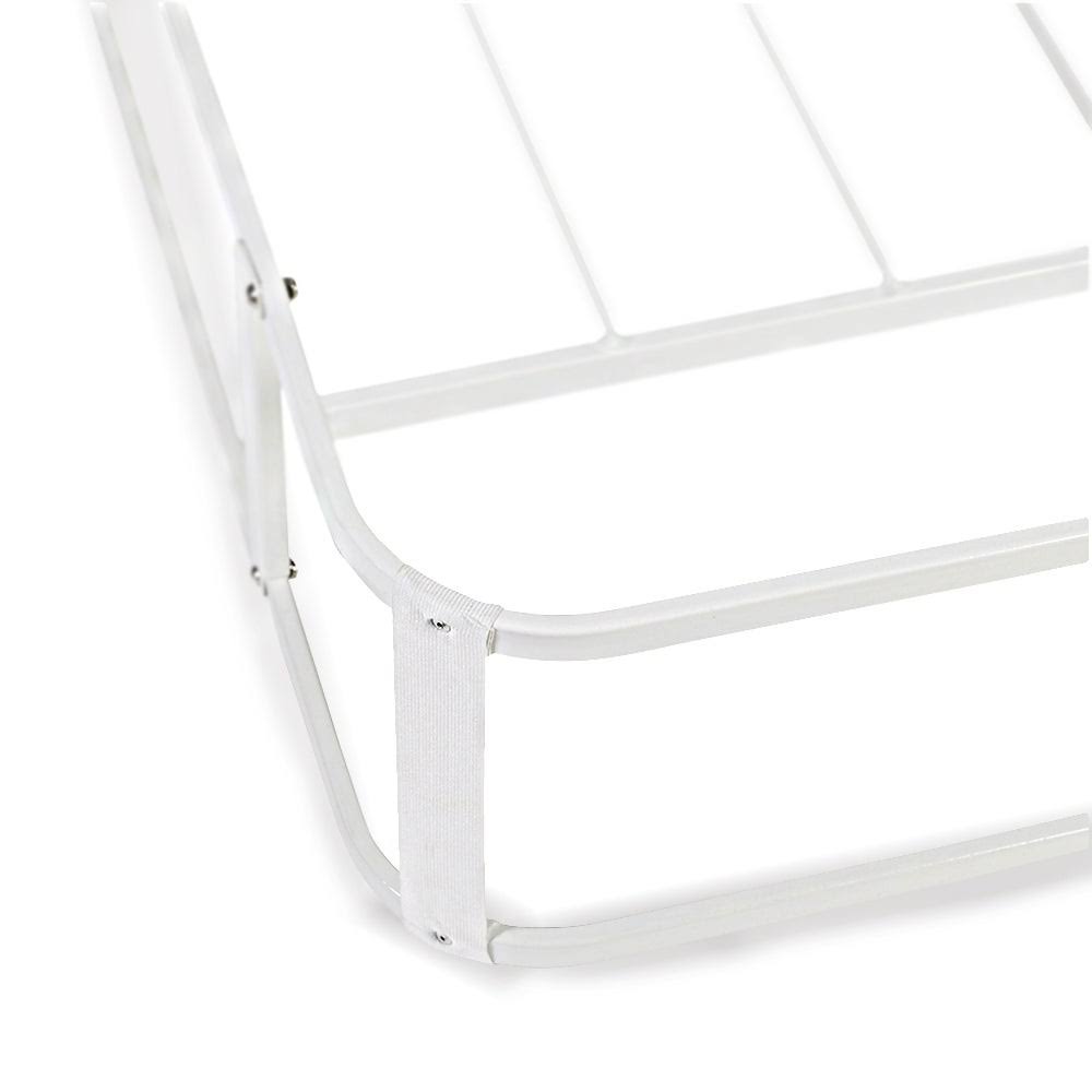 Foldable 9inch Mattress Foundation Smart Twin/Twin XL Box Spring Bed Frame Zero Assembly Sturdy Metal Bed Structure