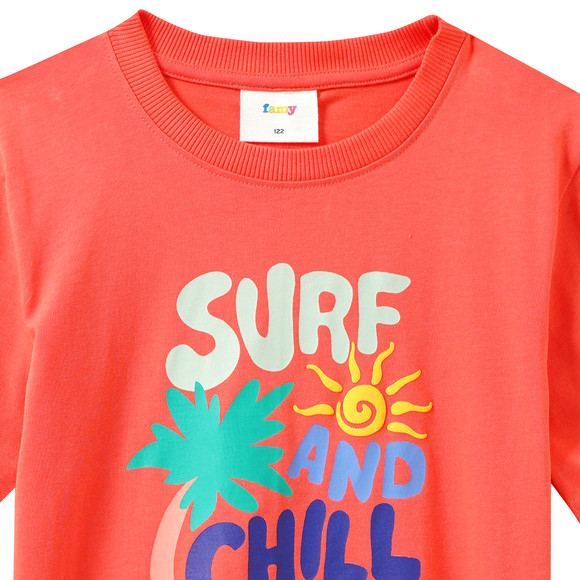 Famy Jungen T-Shirt mit Front-Print