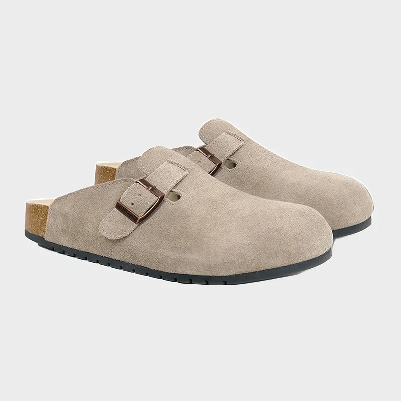 Unisex Genuine Suede Round Toe Birkenstocks