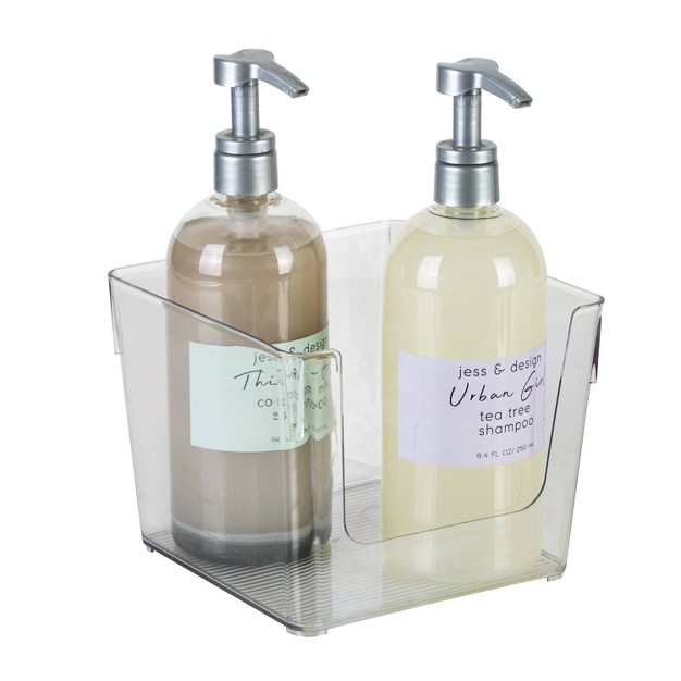 Simplify Square Open Front Organizer Medium Clear
