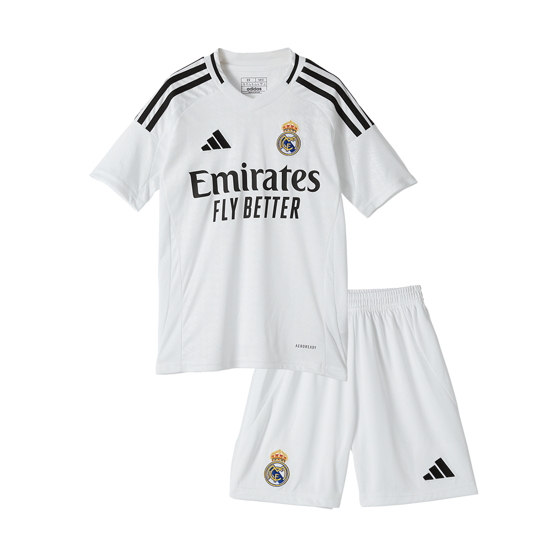 BELLINGHAM #5 Real Madrid Home Kids Soccer Jerseys Kit