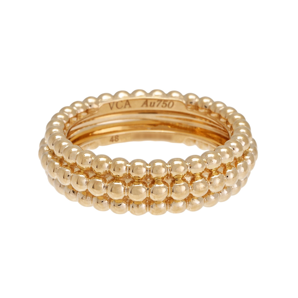 Van Cleef & Arpels Perlet Ring 18K Yellow Gold VCARP0X800