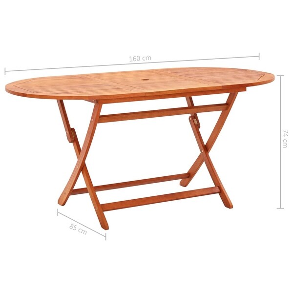 vidaXL Folding Patio Table 63