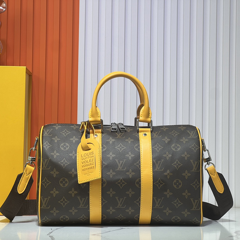 LV Keepall Bandoulière 35 Monogram Eclipse bag - cnluxepick